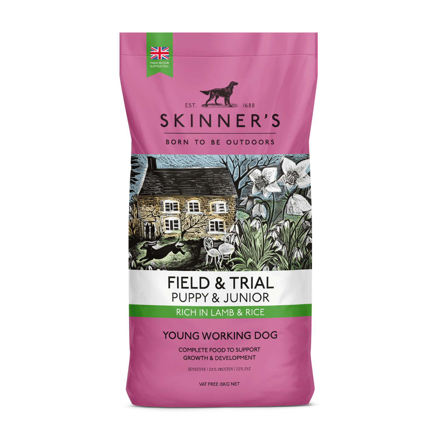 Skinners Field & Trial Puppy Lamb & Rice 15kg