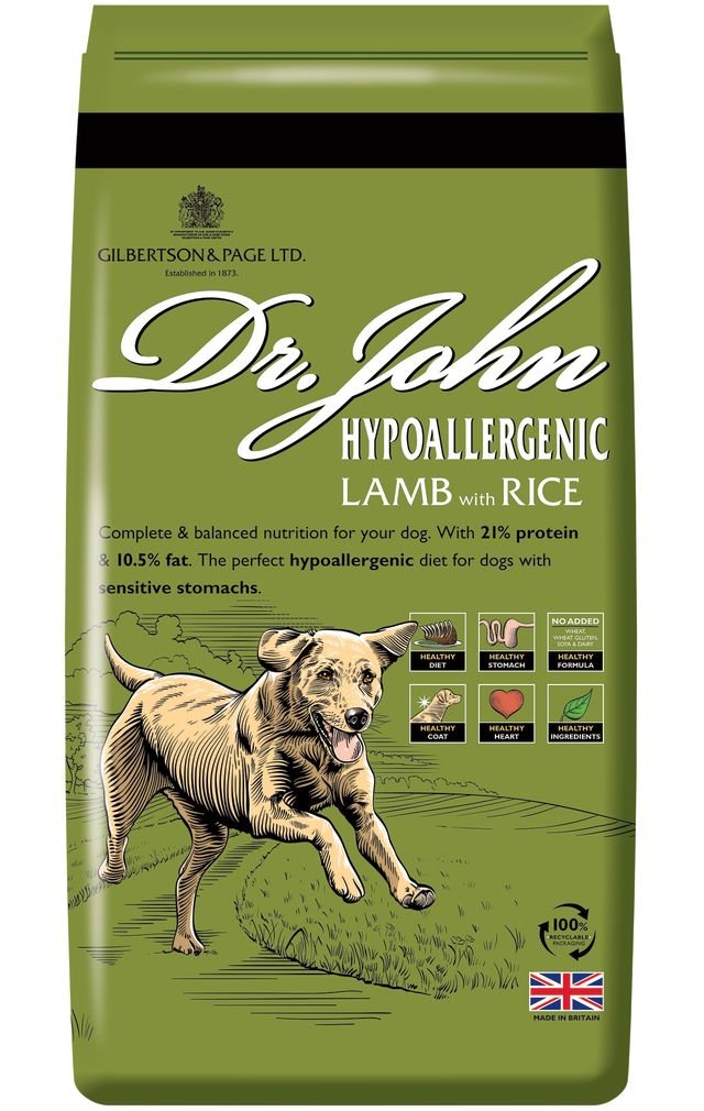 Dr John Hypoallergenic Lamb with Rice & Veg