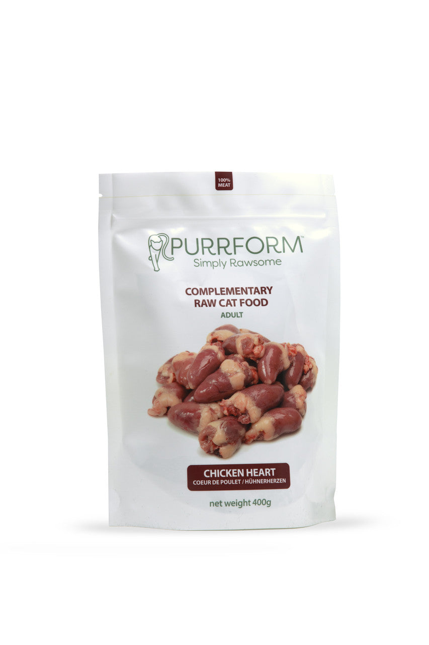 Purrform Chicken Hearts 400g