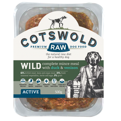 Cotswold Wild Range Duck and Venison Mince 500g