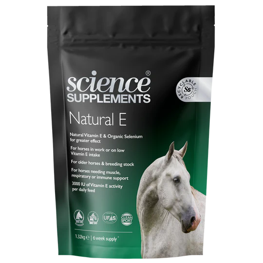 Science Supplements Natural E 1.32kg | Horse Natural Vitamin E & Selenium Supplement