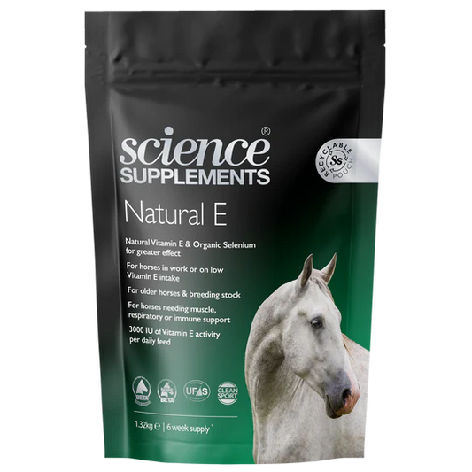 Science Supplements Natural E 1.32kg | Horse Natural Vitamin E & Selenium Supplement