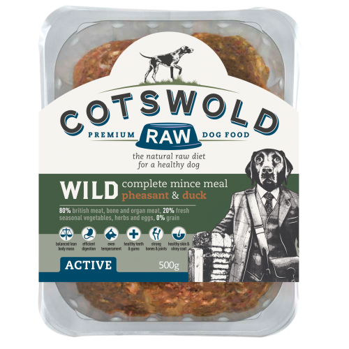 Cotswold Wild Pheasant and Duck Mince 500g