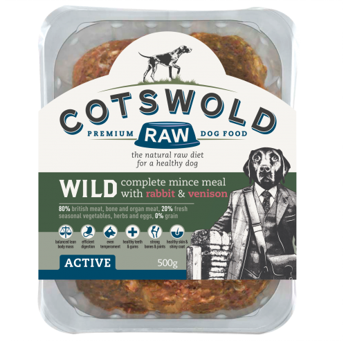 Cotswold Wild Rabbit and Vension Mince 500g