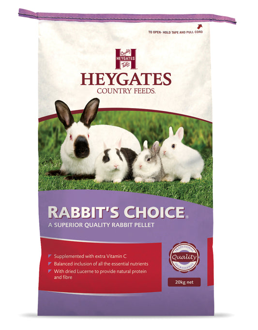 Hegates Rabbits Choice Pellets 20kg