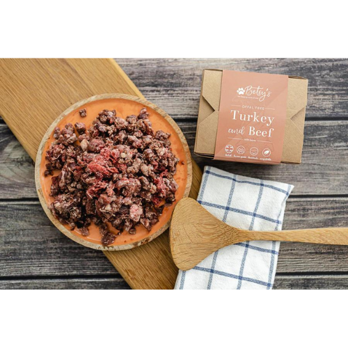 Betsy's Turkey and Beef 500g  NO OFFAL