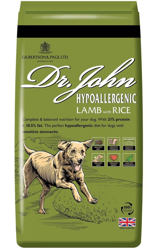 Dr John Hypoallergenic Lamb with Rice & Veg