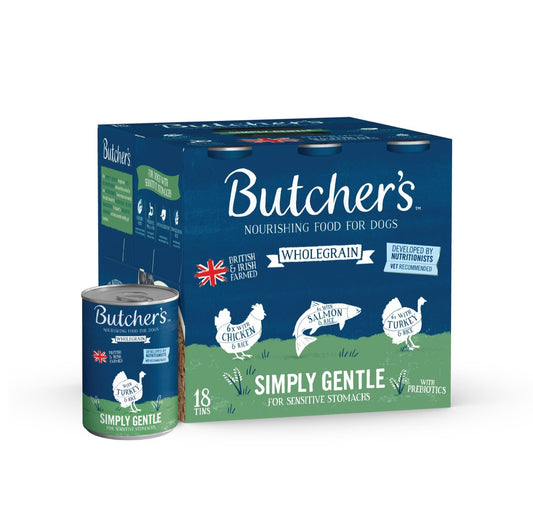 Butcher's Wholegrain Simply Gental in Loaf Tins 18 x 390g