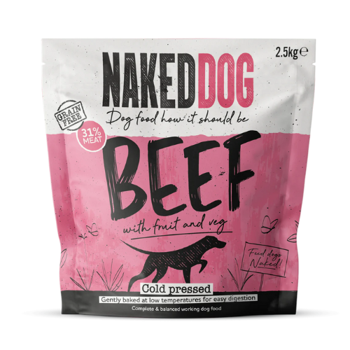 Naked Dog Cold Pressed Beef  2.5kg