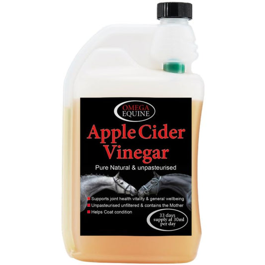 Omega Equine Apple Cider Vinegar 1 litre