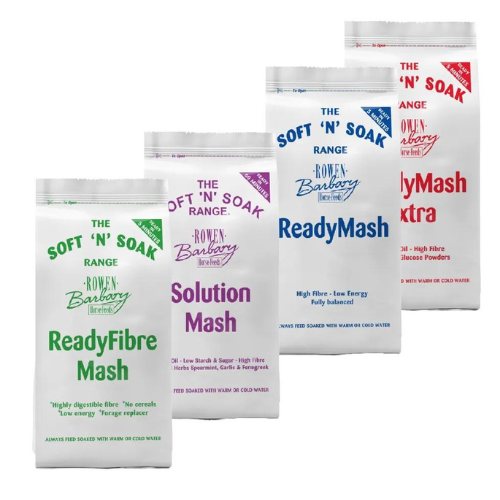 Rowen Barbary Ready Fibre Mash (Green Bag ) 20kg (Hay Replacer)