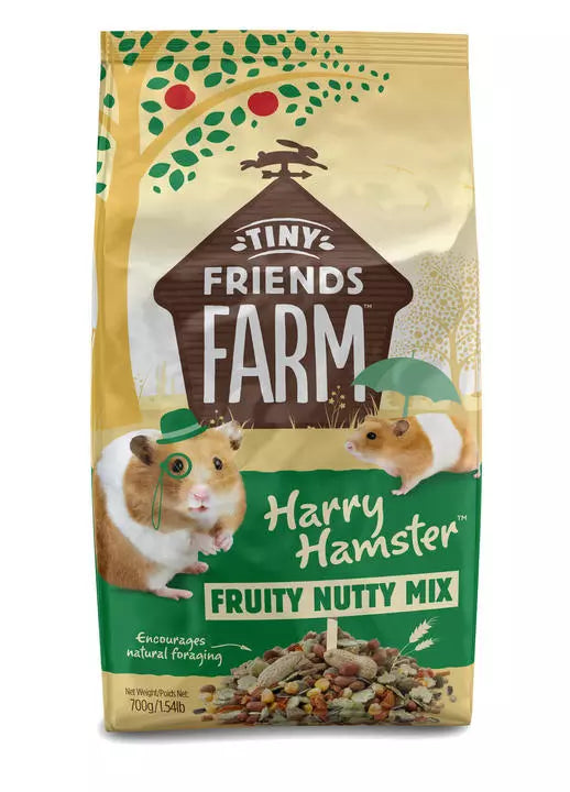 Tiny Friends Farm Harry Hamster 2 x 700g